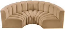 Load image into Gallery viewer, Arc - Velvet 4 Piece U-Shaped Modular Sofa
