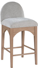 Load image into Gallery viewer, Waldorf - Chenille Stool With Natural Legs