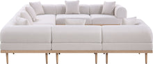 Load image into Gallery viewer, Laguna - 8 Piece Resilient Water Resistant Fabric 142" Upholstered Outdoor Patio Modular Sectional