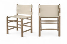 Load image into Gallery viewer, Santos - Vegan Leather Upholstered Dining Chair With Stained Brown Base (Set of 2)
