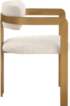 Load image into Gallery viewer, Aurum - Linen Textured Fabric Upholstered Dining Chair (Set of 2)