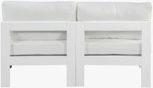 Load image into Gallery viewer, Nizuc - Outdoor Patio 2 Seat Armless Modular Sofa With White Frame