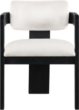 Load image into Gallery viewer, Sacha - Velvet Dining Chair With Black Base (Set of 2)