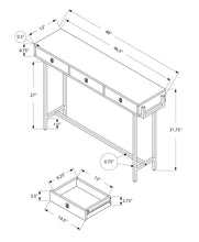 Load image into Gallery viewer, Accent Console Table For Entryway, Storage Drawer, Contemporary & Modern
