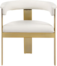 Load image into Gallery viewer, Romeo - Faux Leather Dining Chair With Gold Base (Set of 2)