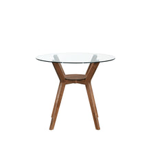 Load image into Gallery viewer, Oscar - Counter Table Base For Glass Top Counter Table - Walnut