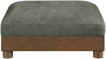Load image into Gallery viewer, Turin - Chenille Fabric Upholstered Modular Ottoman - Walnut Base