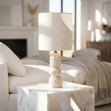 Load image into Gallery viewer, Paros - Base And Linen Textured Fabric Shade Table Lamp