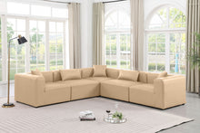 Load image into Gallery viewer, Cube - 5 Piece Modular Corner Sectional - Tan