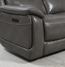 Load image into Gallery viewer, U108 - Gel Leather Reclining Chair - Gray