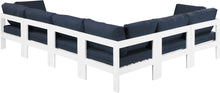 Load image into Gallery viewer, Nizuc - Outdoor Patio 6 Piece Modular Sectional With White Frame