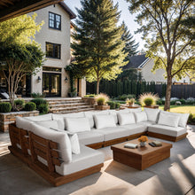 Load image into Gallery viewer, Mirella - 7 Piece Water Resistant Fabric Upholstered Outdoor Patio Modular Sectional