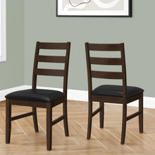Load image into Gallery viewer, Dining Chair, Dining Room, Side, Upholstered, Transitional (Set of 2) - Black