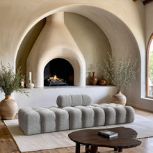 Load image into Gallery viewer, Ames - 3 Piece Boucle Upholstered Modular Sofa With 2 Backless Seats