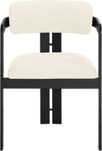 Load image into Gallery viewer, Aurum - Vegan Leather Upholstered Dining Chair With Graphite Black Base (Set of 2)