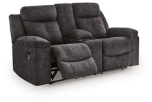 Load image into Gallery viewer, Brysonview - Double Reclining Loveseat With Console - Charcoal