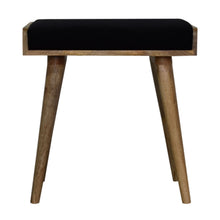 Load image into Gallery viewer, Tray Style Footstool - Black