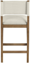 Load image into Gallery viewer, Avon - Linen Textured Performance Fabric Counter Stool