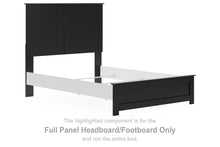 Load image into Gallery viewer, Maribel - Full Panel Headboard/Footboard - Black