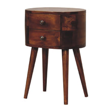 Load image into Gallery viewer, Mini Rounded Nightstand - Chestnut