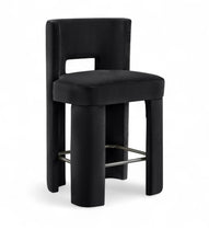 Load image into Gallery viewer, Zuno - Velvet Performance Fabric Upholstered Counter Stool (Set of 2)
