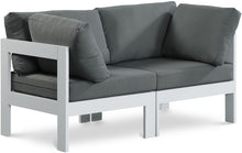 Load image into Gallery viewer, Nizuc - Outdoor Patio 2 Seat Modular Sofa With White Frame