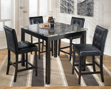 Load image into Gallery viewer, Maysville - Square Counter TBL Set (Set of 5) - Black