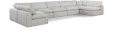 Load image into Gallery viewer, Comfy - 7 Piece Linen Modular Armless Sectional