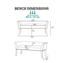 Load image into Gallery viewer, Welburn - Upholstered Bench