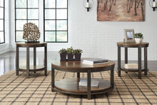Load image into Gallery viewer, Roybeck - Occasional Table Set (Set of 3) - Light Brown / Bronze