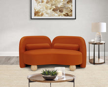 Load image into Gallery viewer, Daphne - Velvet Loveseat