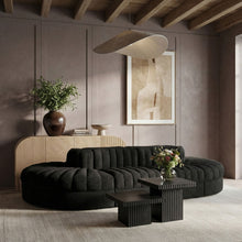 Load image into Gallery viewer, Rummi - Oval Velvet Performance Fabric Upholstered 8 Piece Modular Sectional