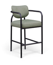 Load image into Gallery viewer, Serava - Vegan Leather Upholstered Bar Stool