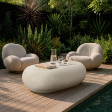 Load image into Gallery viewer, Pebble - Concrete And Fiberglass Coffee Table