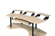 Load image into Gallery viewer, Eleazar - Music Recording Studio Desk - Wood