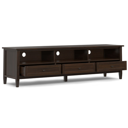 Warm Shaker - Handcrafted Low TV Media Stand