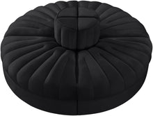 Load image into Gallery viewer, Rummi - Round Velvet Performance Fabric Upholstered 4 Piece Modular Sofa