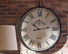 Load image into Gallery viewer, Augustina - Wall Clock - Antique Black