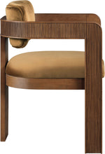 Load image into Gallery viewer, Sacha - Velvet Dining Chair With Brown Base (Set of 2)