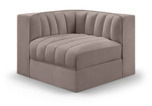 Load image into Gallery viewer, Rummi - Velvet Performance Fabric Upholstered Modular Corner Chair
