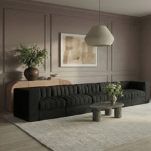 Load image into Gallery viewer, Rummi - Velvet Performance Fabric Upholstered 5 Piece Modular Sofa