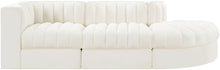 Load image into Gallery viewer, Rummi - Velvet Performance Fabric Upholstered 3 Piece Modular Sectional