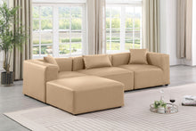 Load image into Gallery viewer, Cube - 4 Piece Modular Sectional With Chaise - Tan