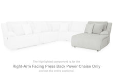 Load image into Gallery viewer, Top Tier - Raf Press Back Power Chaise - Alloy