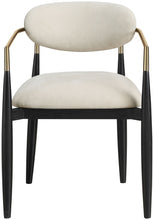 Load image into Gallery viewer, Riccio - Fabric Dining Arm Chair (Set of 2) - Black And Gold Frame