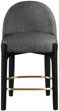 Load image into Gallery viewer, Torino - Counter Stool With Brushed Black Base