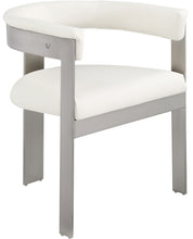 Load image into Gallery viewer, Romeo - Faux Leather Dining Chair With Silver Base (Set of 2)