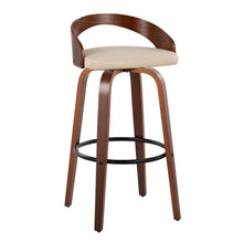 Load image into Gallery viewer, Grotto - Mid Century Modern Fixed Height Barstool & Swivel With Round Footrest (Set of 2)