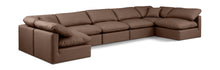 Load image into Gallery viewer, Indulge - Faux Leather 7 Piece Modular U-Shaped Sectional