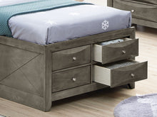 Load image into Gallery viewer, Modern Design Storage Bed With Bookcase Headboard